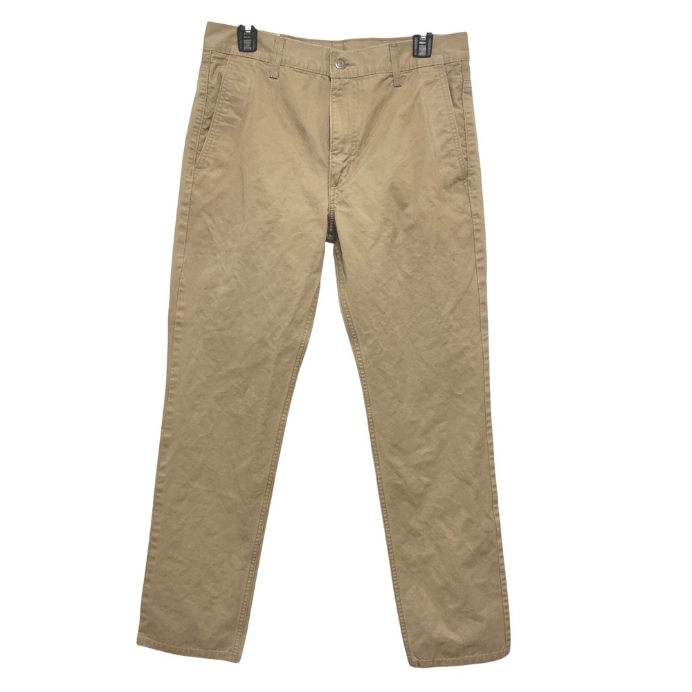 Levis 511 Slim‎ Fit Chino pants Mens 32W 30L  Khaki Tan Cotton 13151-0049